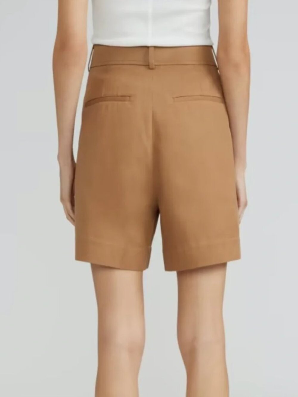 Everlane Tencel Way-High® Drape Short (Tan) (0) - Picture 3 of 6
